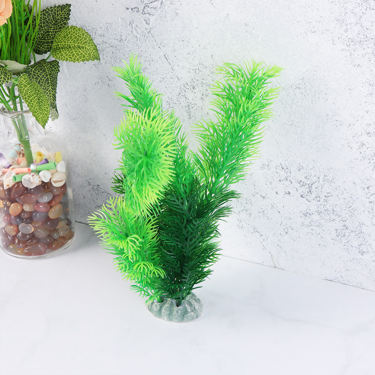 Planted Aquarium Maintenance - 5 Stück realistisches künstliches Wassergewächs, Aquarium-Dekoration