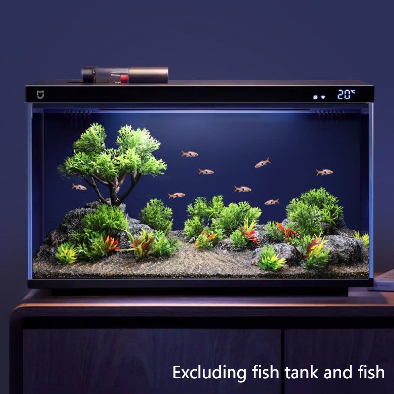 Planted Aquarium With Rocks - Aquarium-Dekoration Simulierte Ökologie Plastikfelsen Aquarium-Ornament Kreative