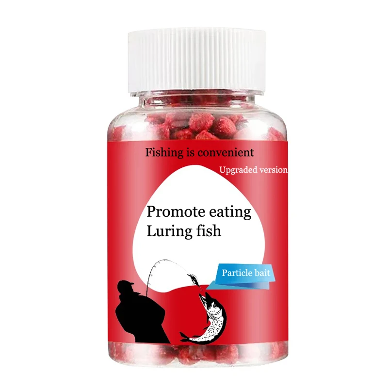 Aquarium Plant Red - Universeller konzentrierter Köder, rotes duftendes Fischfuttergranulat,