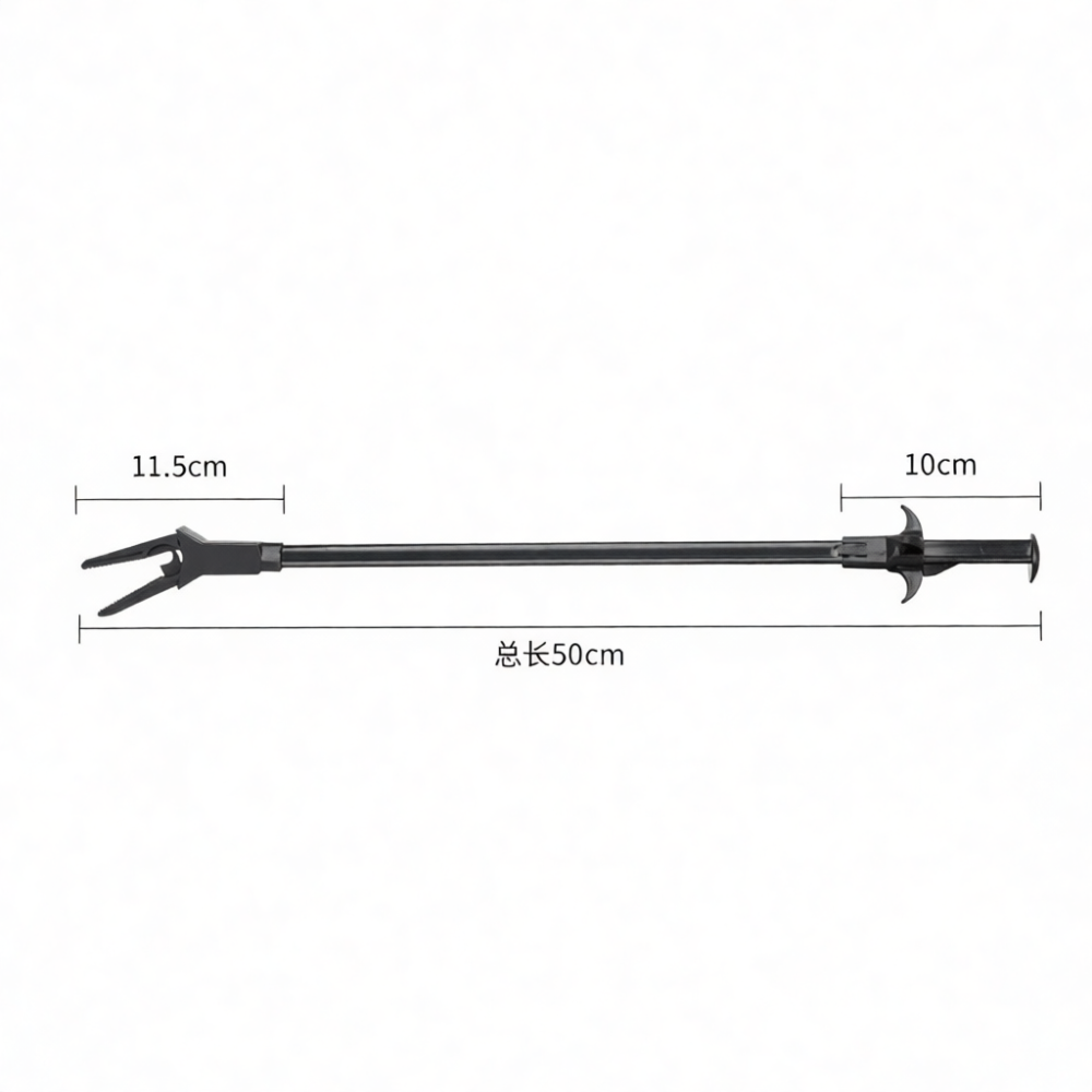 Planted Clip Tweezers - Aquarium-Pflanzenzange aus Kunststoff, lange Pinzette, Schere,