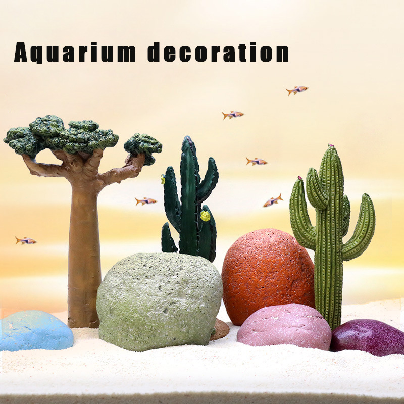 Planted Aquarium Models - Aquarium Dekoration Aquarium Kaktus Modelle DIY