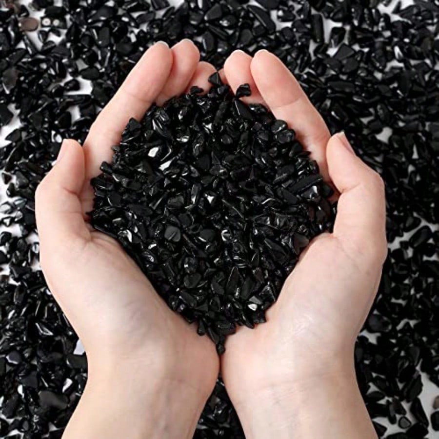 Natürliche schwarze Obsidian-K – Planted Aquarium With Rocks Bewertung und Preis