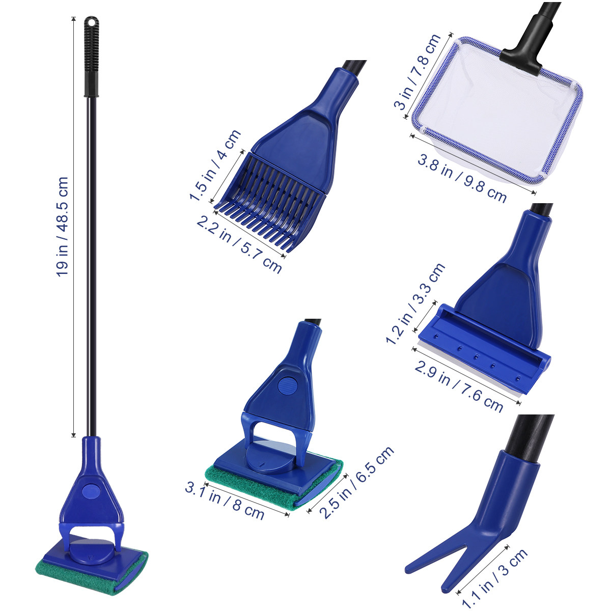 Aquarium-Reinigungsset 5-in-1: – Planted Aquarium Tool Kit Bewertung und Preis